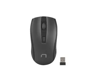 Natec Jay 2 Nano černá/ bezdrátová optická myš / 1600 DPI / 2.4Ghz / 4 tlačítka