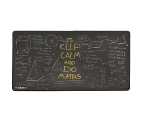 Natec Maths / podložka pod myš a klavesnici / rozměry 800 x 400 x 3 mm