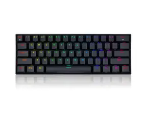Redragon K530 RGB Draconic Pro černá / Bezdrátová klávesnice / Mechanická / Brown Switch / RGB / USB / BT / US