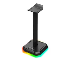 Redragon HA300 Scepter Pro černá / Stojan na sluchátka / USB Hub / 4x USB 2.0 / RGB  / doprodej