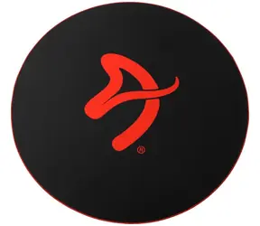 AROZZI Zona ochranná podložka pod židli červeno-černá / průměr 120 cm