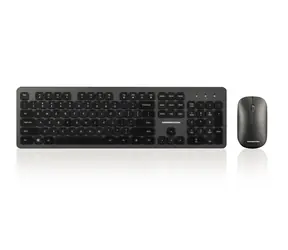 MODECOM 5200C černá / Bezdrátový set klávesnice a myši / membránová / 1600 DPI / USB 2.4GHz / US