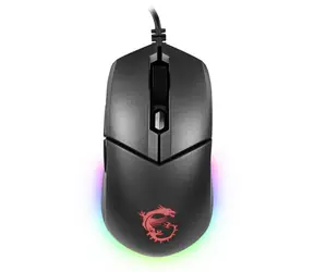 MSI Clutch GM11 černá / Herní optická myš / 5000 DPI / 6 tlačítek / USB / RGB / drátová