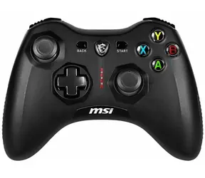 MSI Force GC30 V2 černá / Herní ovladač / bezdrátový / 600 mAh / vyměnitelný D-pad / OTG / PC & Android