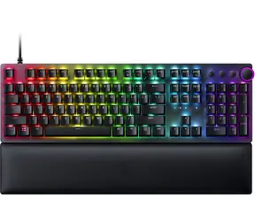 Razer Huntsman V2 Purple černá / Herní klávesnice / mechanická / drátová (USB) / spínače Razer Clicky optical Switches