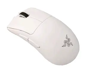 Razer DeathAdder V3 Pro bílá / Herní bezdrátová myš / optická / 30000DPI / 2.4GHz / 5 tlačítek