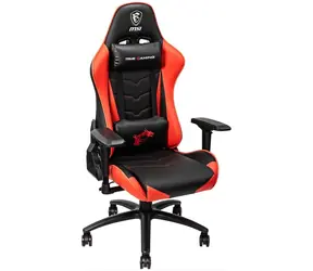 MSI MAG CH120 černo-červená / herní křeslo / 129.5-137cm / nosnost 150 kg / PU kůže