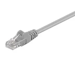 Goobay 68377 CAT 5e patch kabel U/UTP 5 m šedá