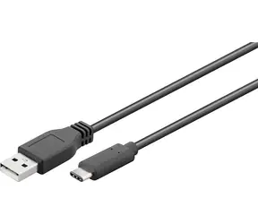 Goobay 55468 kabel USB 2.0 A M na USB-C M 1.8 m