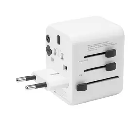 Tactical PTP Travel Adapter bílá / Cestovní adaptér / USB-A a USB-C