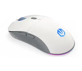 Endorfy GEM Plus Wireless bílá / Bezdrátová myš / optická / 26000 dpi  / 6 tlačítek / RGB / USB / 1.6m