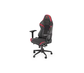 Endorfy Scrim černo-červená / Herní židle / syntetická kůže / nosnost 120 kg