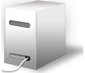 Goobay 95410 CAT 5e síťový kabel U/UTP 305 m šedá