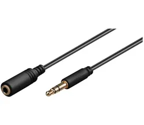 Goobay 97122 prodlužovací slim audio kabel 3-pin 3.5 mm jack 5 m