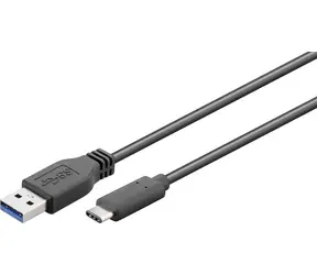 Goobay 67999 synchronizační a nabíjecí kabel Super Speed USB-C na USB A 3.0 0.5 m černá