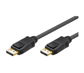 Goobay 65923 kabel DisplayPort 1.2 M na DisplayPort 1.2 M 2m černá / pozlacené konektory