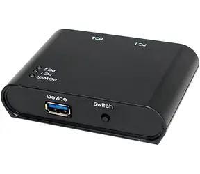 LogiLink UA0216 / USB-B 3.0 Switch / 1x USB-A / 2x USB-B