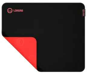 Lorgar Main 325 (L) černo-červená / Herní podložka pod myš / 500 x 420 x 3 mm