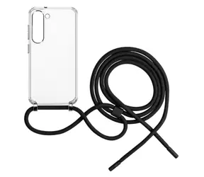 FIXED Pure Neck Pouzdro s černou šňůrkou na krk pro Samsung Galaxy S23