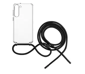 FIXED Pure Neck Pouzdro s černou šňůrkou na krk pro Samsung Galaxy S23+