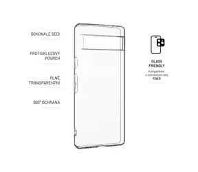 FIXED TPU gelové pouzdro pro Google Pixel 7a čirá