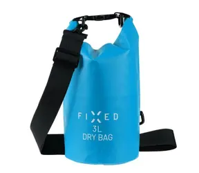 FIXED Dry Bag 3L modrá / Voděodolný vak / rozměry: 320 x 220 x 20mm