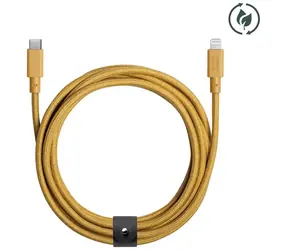 Native Union Belt Cable USB-C - Lighning 3m oranžová