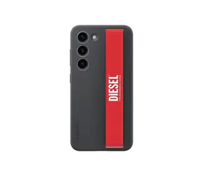 SAMSUNG Poutko Diesel k silikonovému zadnímu krytu s poutkem pro Samsung Galaxy S23/ S23+/Ultra červená