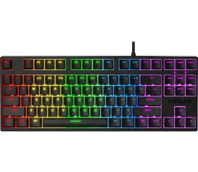 KRUX Atax RGB Outemu Red TKL černá / US / Mechanická / USB 2.0 / herní
