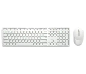 DELL KM5221W CZ/SK bílá / Set bezdrátové klávesnice a myši / CZ/SK layout / USB Přijímač 2.4GHz