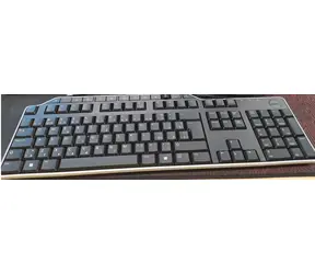 DELL KB522 CZ/SK černá / Klávesnice / membránová / CZ/SK layout / USB / 1.8 m