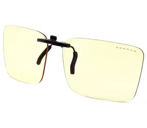 GUNNAR kancelářske/herní brýle CLIP-ON ONYX - jantárová skla / BLF 65 / NATURAL focus