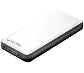 VARTA 57979 20000 mAh bílá / Powerbanka / 2x USB-A / 1x USB-C / 1x Micro-USB