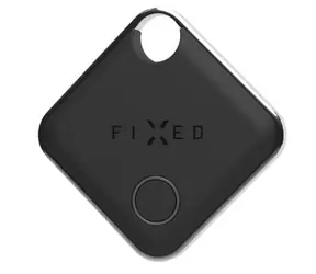 FIXED Smart tracker Tag s podporou Apple Find My černá / Smart tracker pro iOS / BT 5.0 / 1x CR2032 / IP66