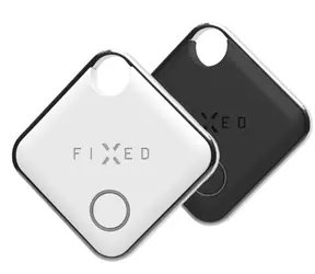 FIXED Smart tracker Tag s podporou Apple Find My (2ks) černá+bílá / Smart tracker pro iOS / BT 5.0 / 1x CR2032 / IP66