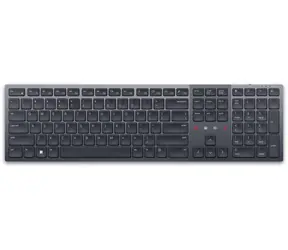 DELL KB900 CZ/SK černo-šedá / Bezdrátová klávesnice / CZ&SK / QWERTZ / USB / Bluetooth