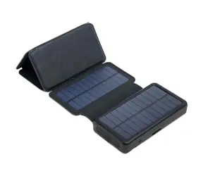 Sunen PowerNeed ES20000B černá / Powerbanka / 20000mAh / solarní panel / 2x USB-A / 1x USB-C / 1x Micro-USB