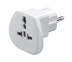 Goobay Universální cestovní adaptér bílá / CEE7 / 230V / pro zahraniční přístroje