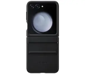 SAMSUNG Flap ECO-Leather Case kožený zadní kryt pro Samsung Galaxy Z Flip5 černá