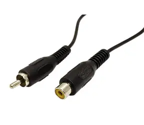OEM Kabel prodlužovací cinch(M) - cinch(F) 5 m