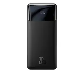 Baseus Bipow Powerbank 30000mAh (20W) černá / 20W / 2x USB-A / 1x USB-C