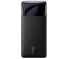 Baseus Bipow Powerbank 30000mAh (15W) černá / 15W / 2x USB-A / 1x USB-C