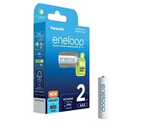 Panasonic Eneloop Nabíjecí baterie AAA 800 mAh 2 ks / Ni-MH / blistr