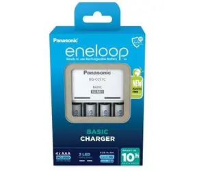 Panasonic K-KJ51MCD04E Eneloop Basic nabíječka + 4x AAA 800 mAh / Ni-MH / 4ks