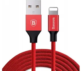 Baseus CALYW-A09 Kabel USB-A (M) - Lightning (M) 1.8 m červená