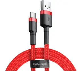 Baseus CATKLF-A09 Kabel USB-A (M) - USB-C (M) 0.5 m červená