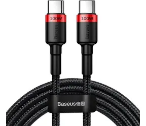 Baseus CATKLF-AL91 Kabel USB-C (M) - USB-C (M) 2 m černá / PD 2.0 / 100W
