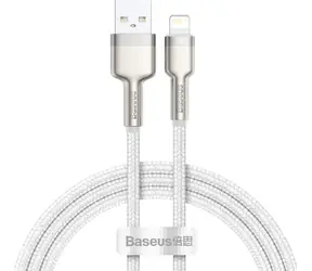 Baseus CALJK-A02 Kabel USB-A (M) - Lightning (M) 1 m bílá