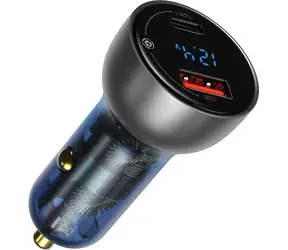 Baseus CCKX-C0A Nabiječka do auta 5A / USB-A / USB-C QC 4.0 / 65W