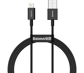 Baseus CALYS-A01 Kabel USB-A (M) - Lightning (M) 1 m černá